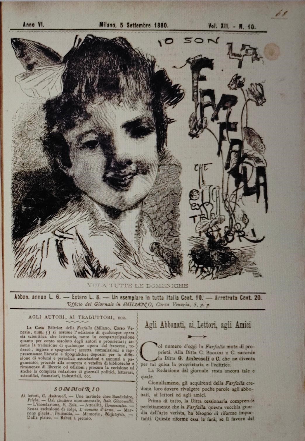 Immagine della rivista 'La Farfalla'